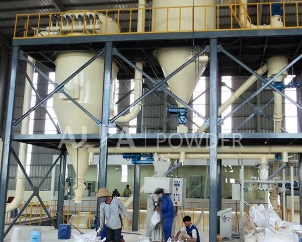 越南某工廠:鋯英砂粉分級(jí)